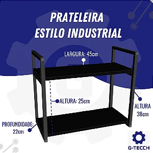 Prateleira Estilo Industrial